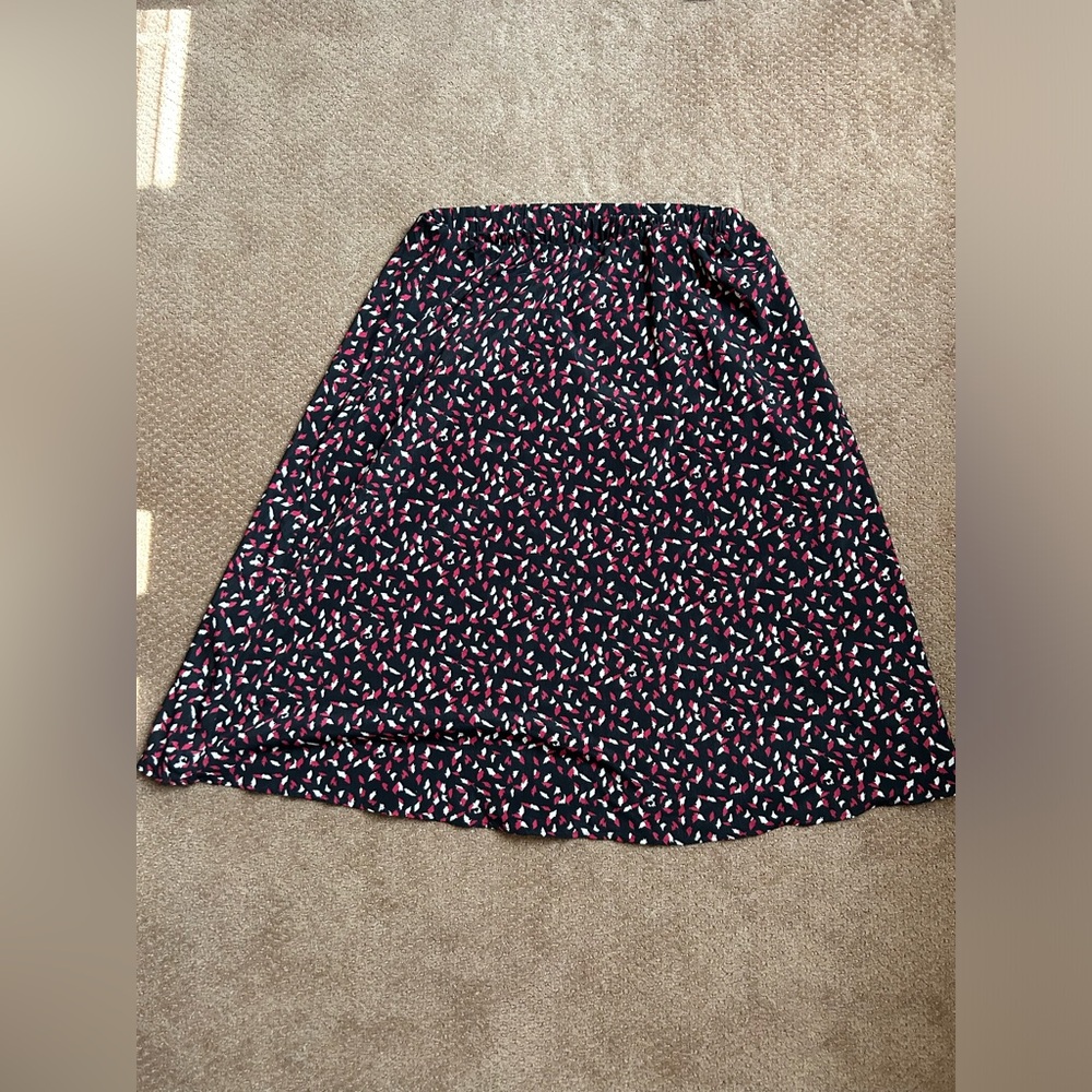 Shein Pink/White Speckled Skirt Size L